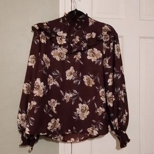 Floral Long Sleeve Blouse